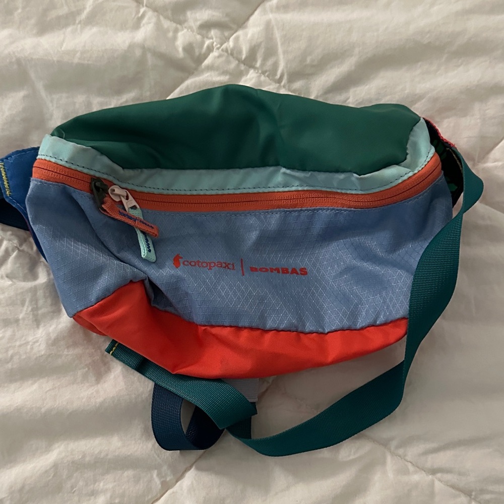 Cotopaxi Colorful Hip Pack with Teal and Red